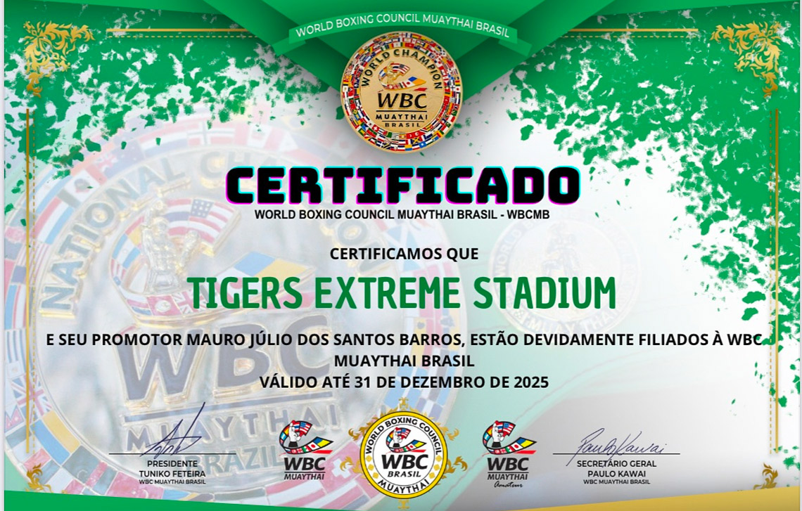Certificado WBC Brasil